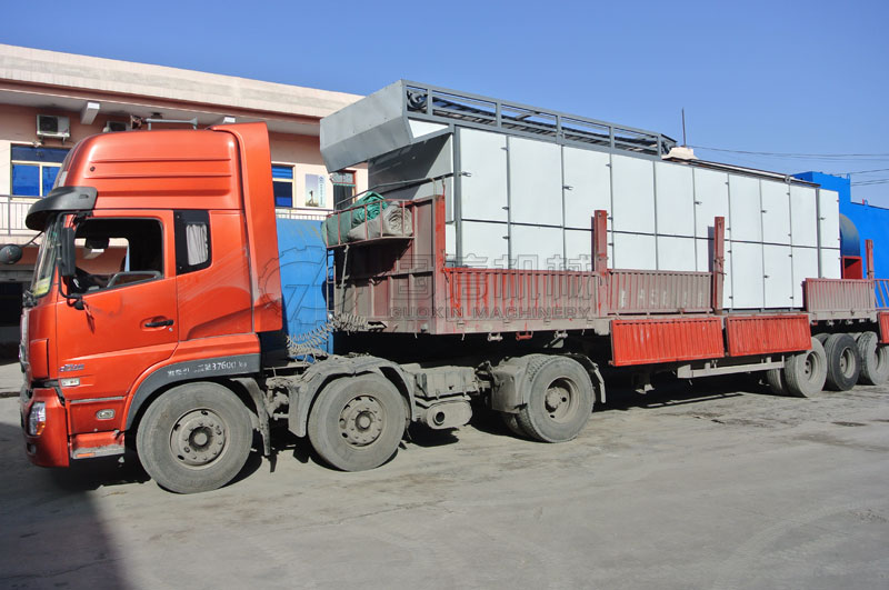 辣椒烘干設備已經(jīng)全部裝車完畢